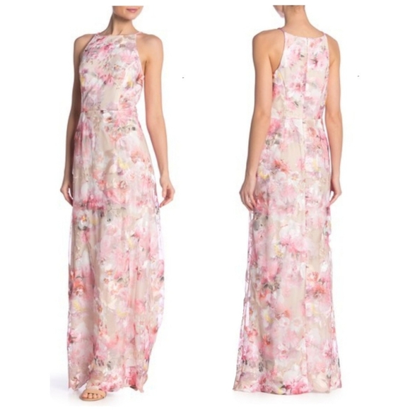 MARINA Dresses & Skirts - Marina Floral Halter Dress